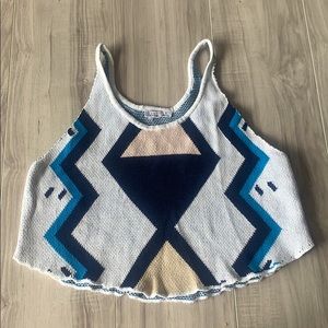 Somedays Luvin woven crop top.